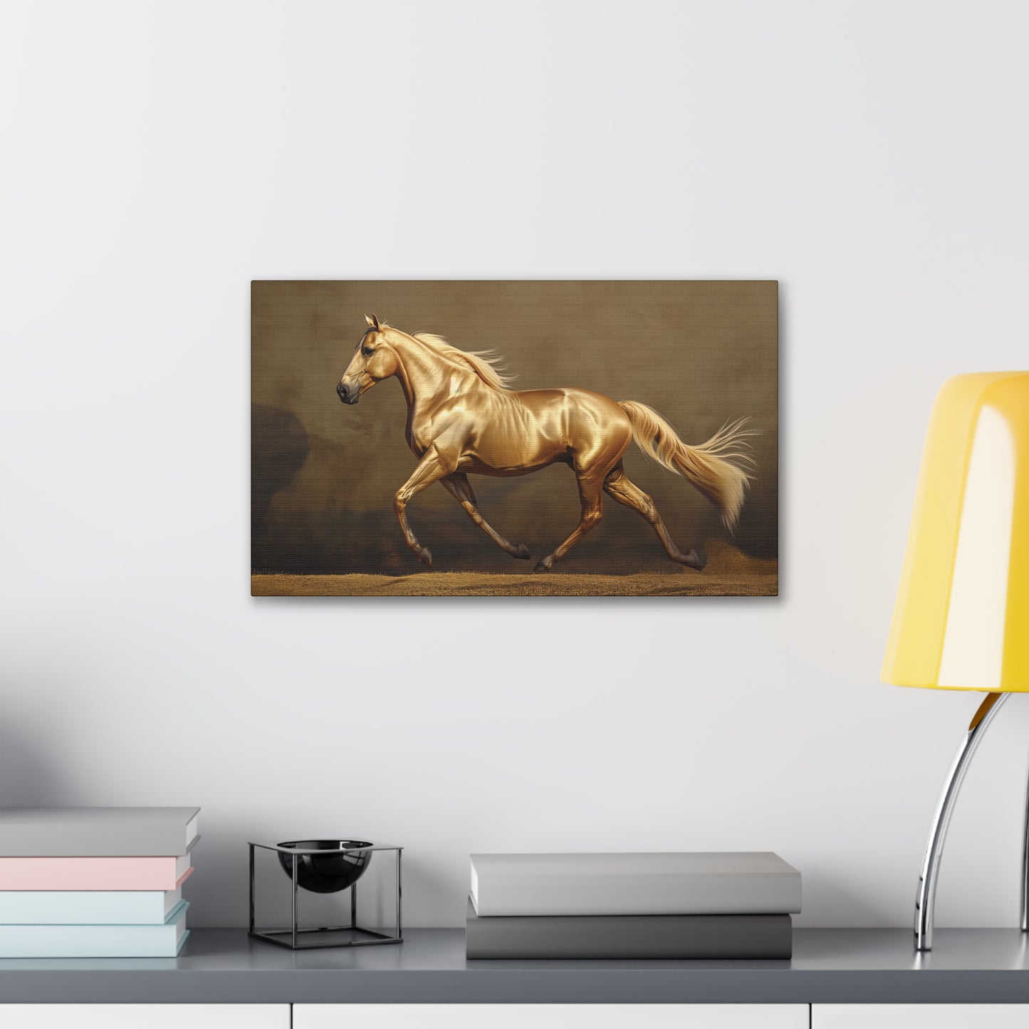 Golden Horse 1 Canvas Stretched, 0.75"