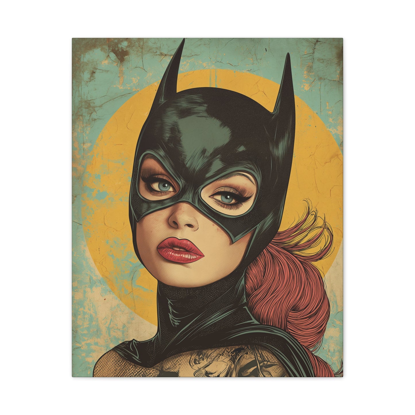 Batgirl 2 Canvas Stretched, 0.75"