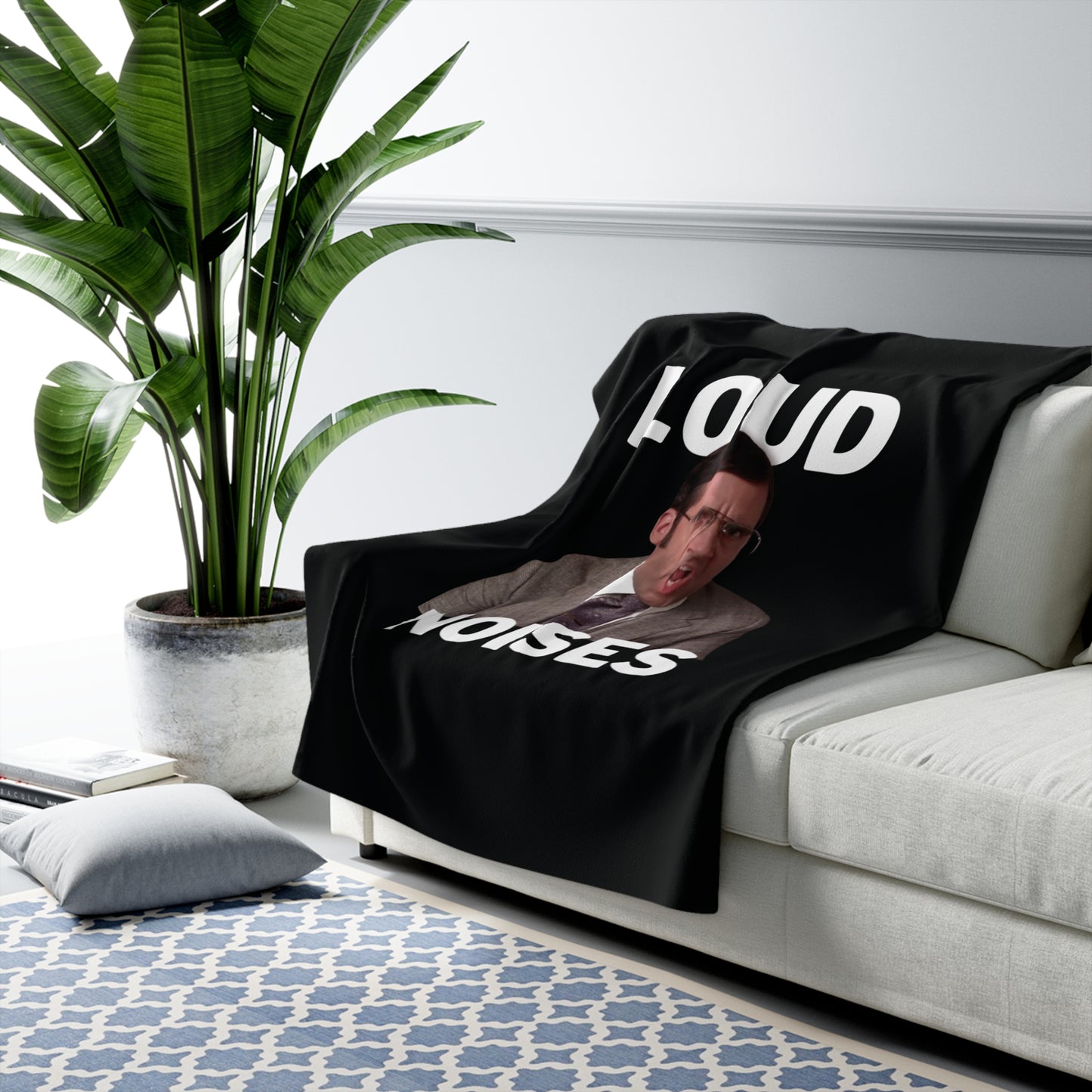 Loud Noises Sherpa Fleece Blanket