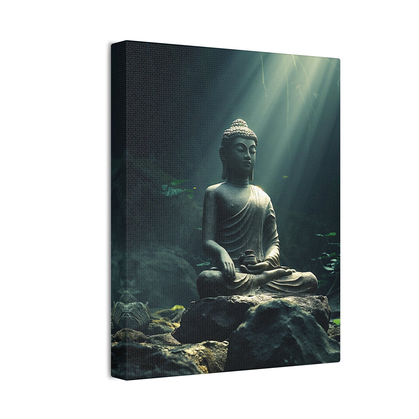 Buddha 50 Canvas Stretched, 0.75"