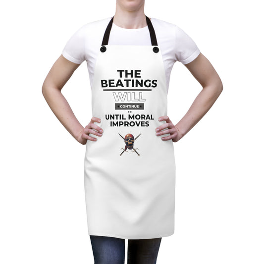 The Beatings Continue Apron (AOP)