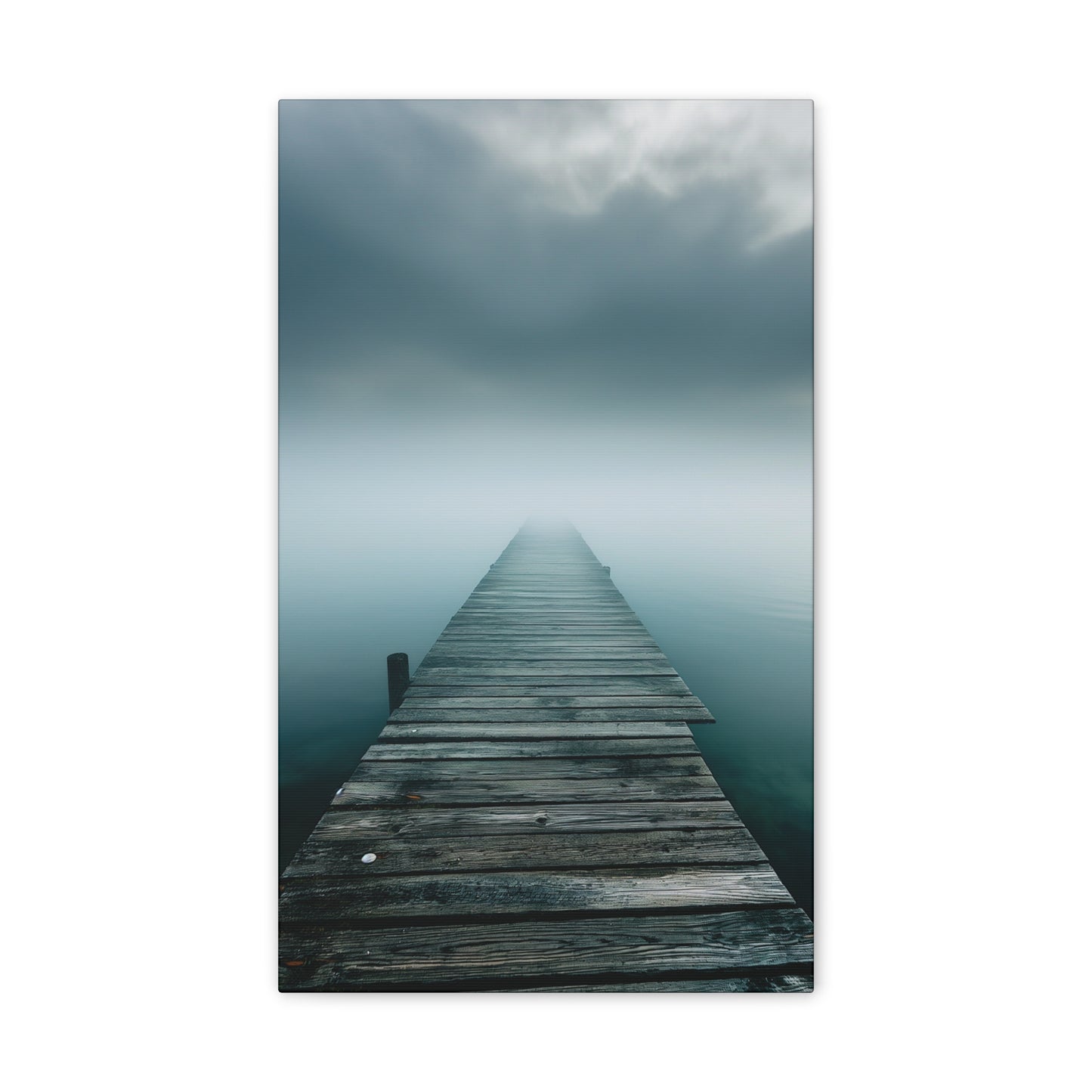 Misty Pier 1 Canvas Stretched, 0.75"