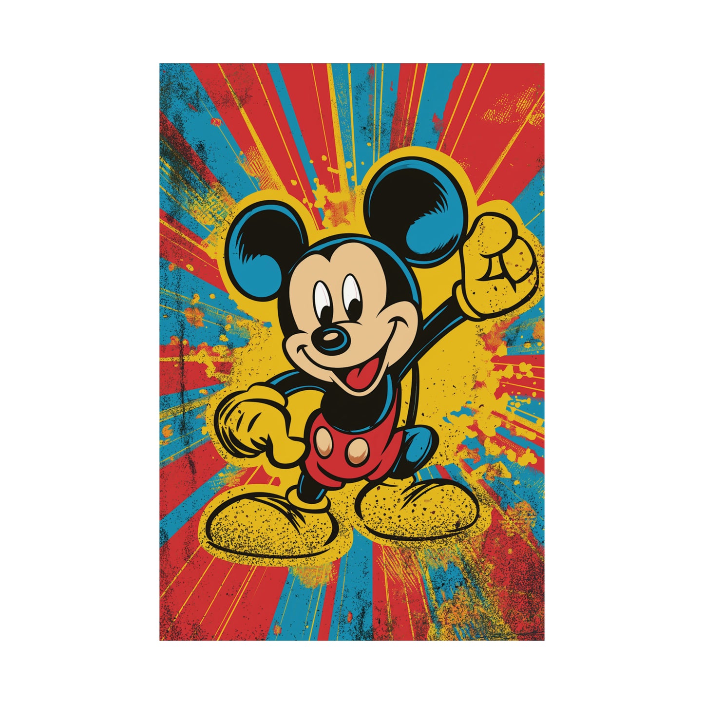 Mick the Mouse 6 Matte Vertical Posters