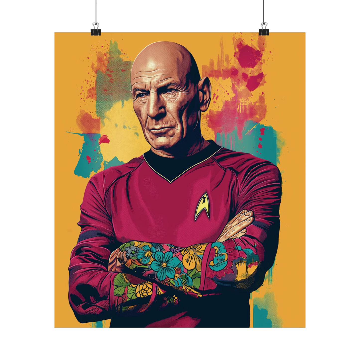 Picard 1 Matte Vertical Posters