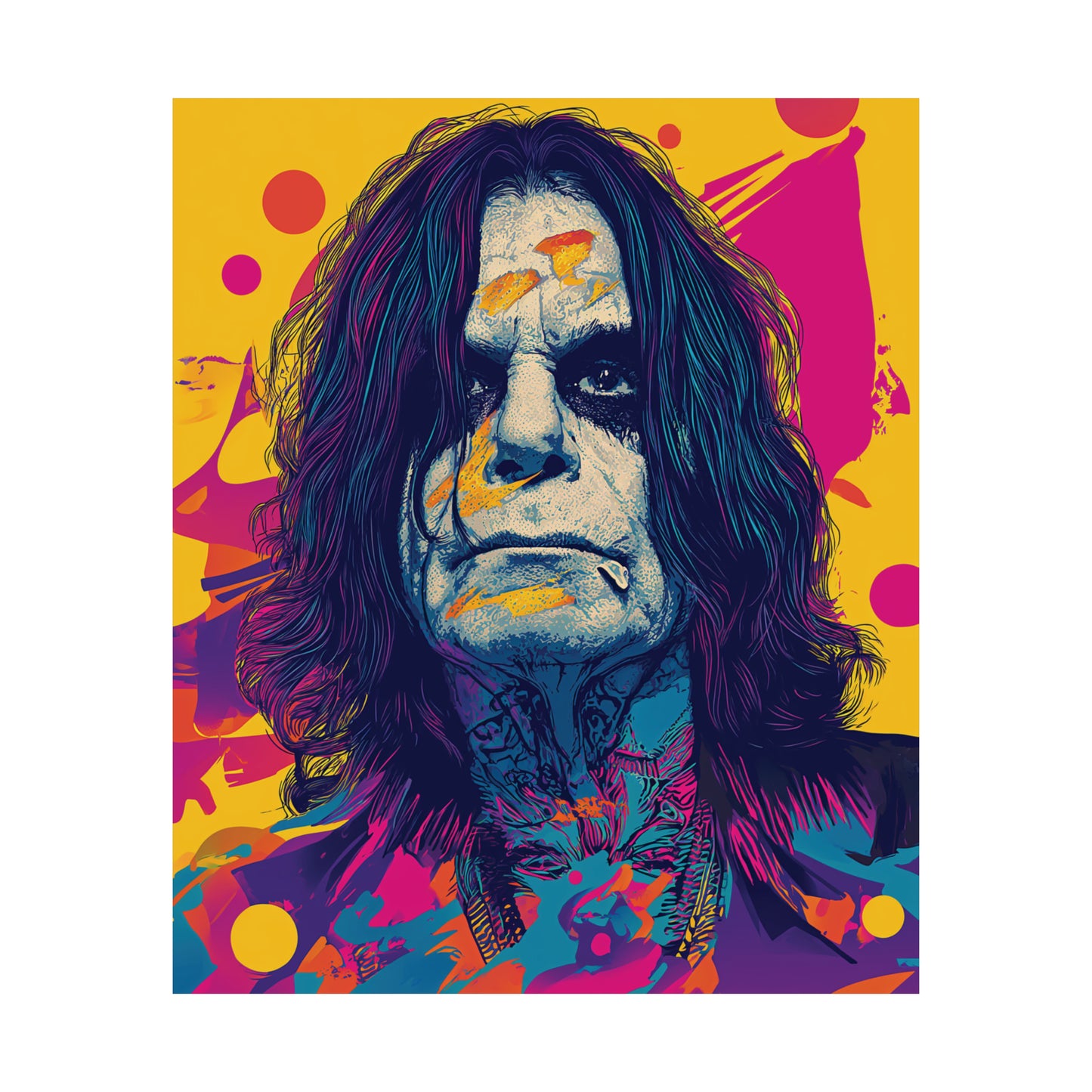 Ozzy 2 Matte Vertical Posters