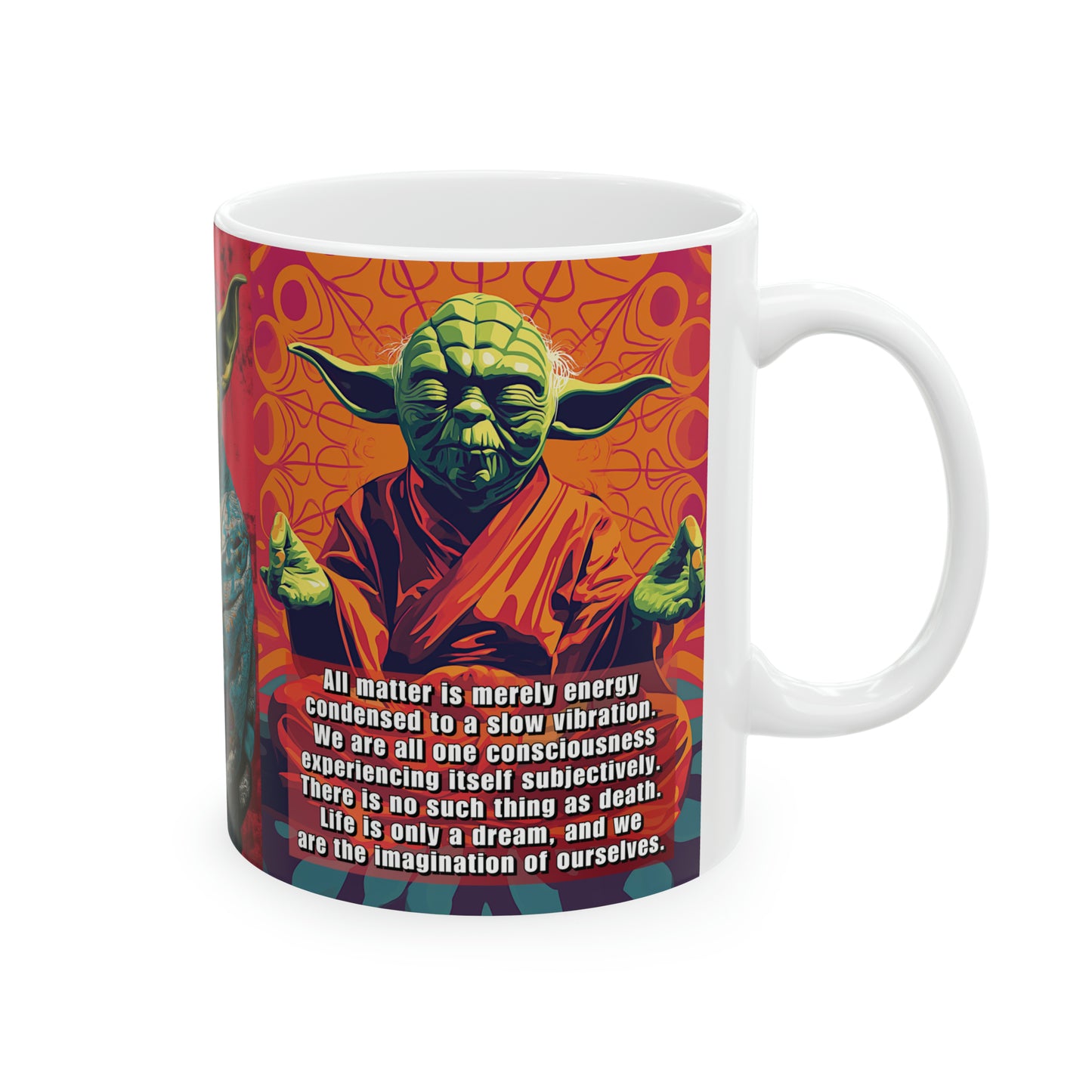 Meditating Yoda 1Ceramic Mug 11oz