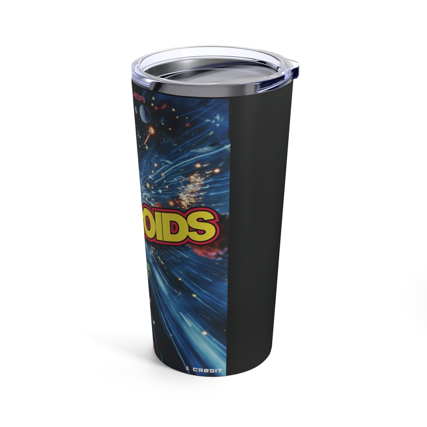 Asteroids Black  It Tumbler 20oz