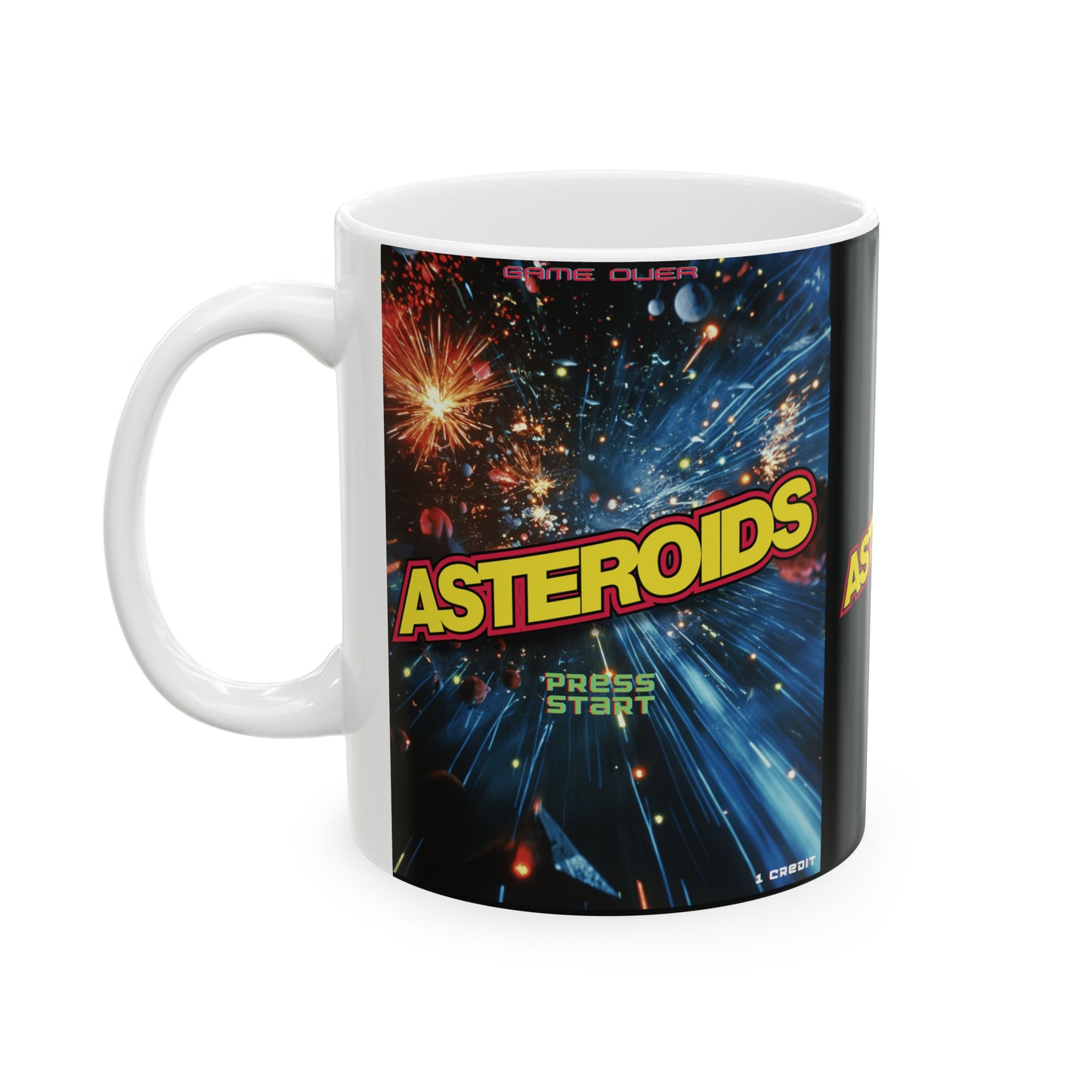 Asteroids Ceramic Mug 11oz