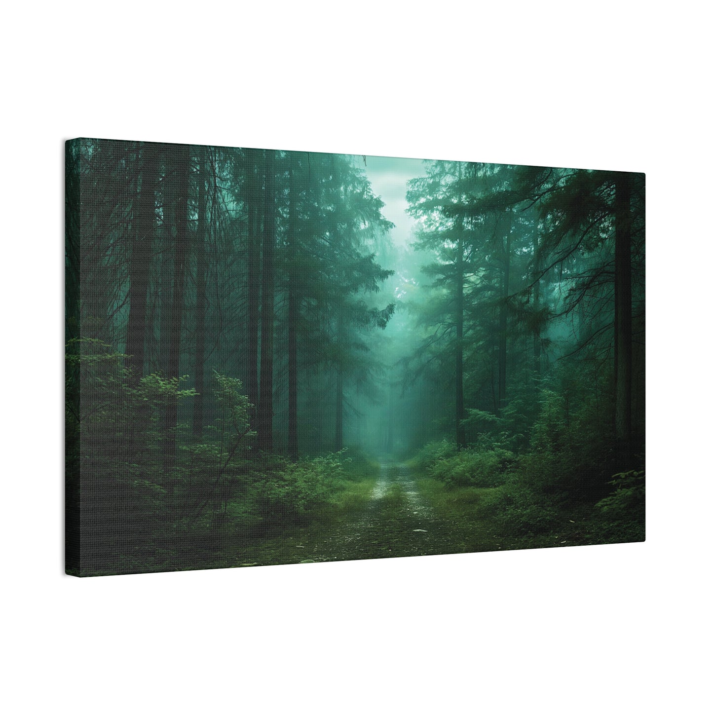 Misty Woods 2 Canvas Stretched, 0.75"