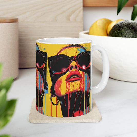 Melt Girl 1 Ceramic Mug 11oz