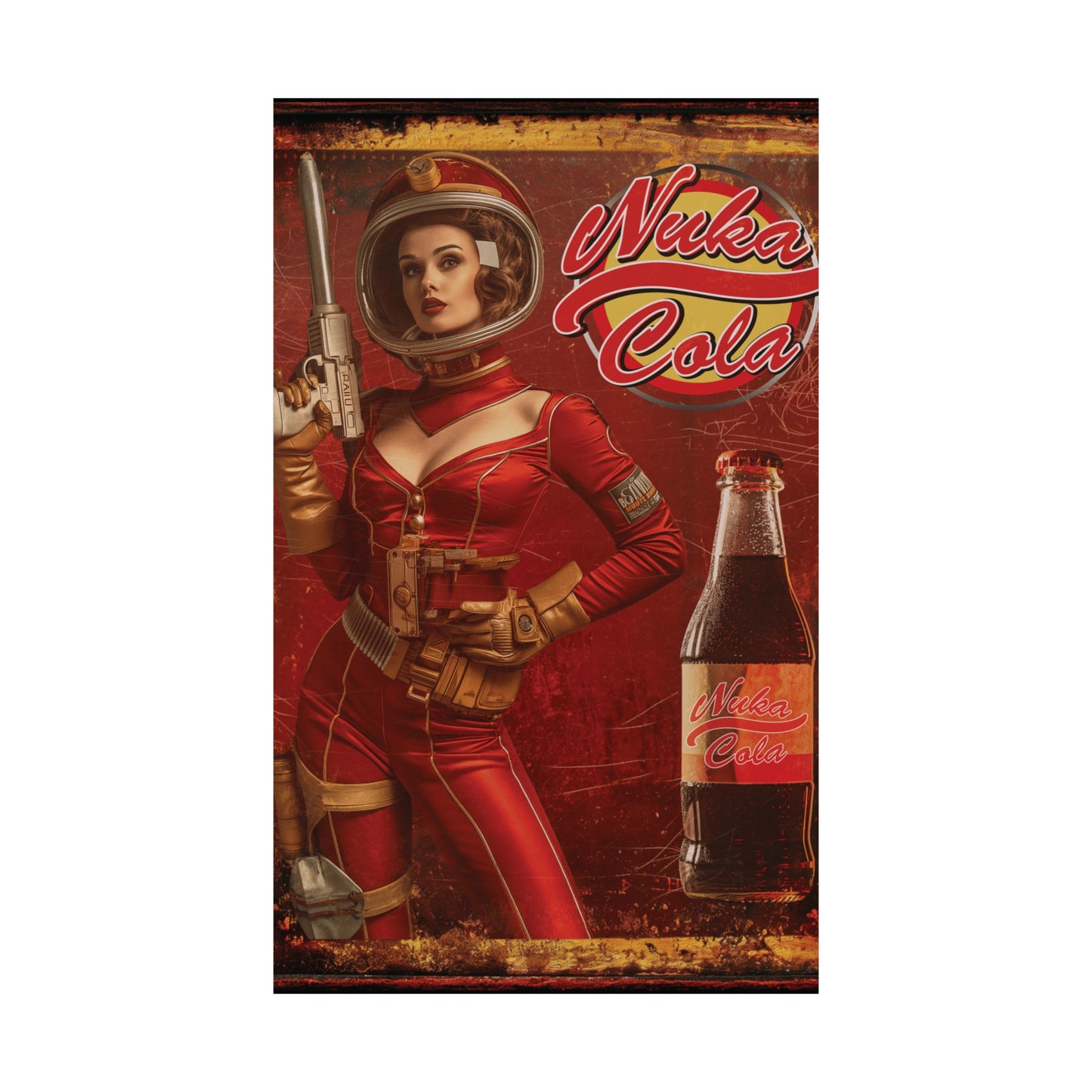 Nuka-Cola Sign Matte Vertical Posters