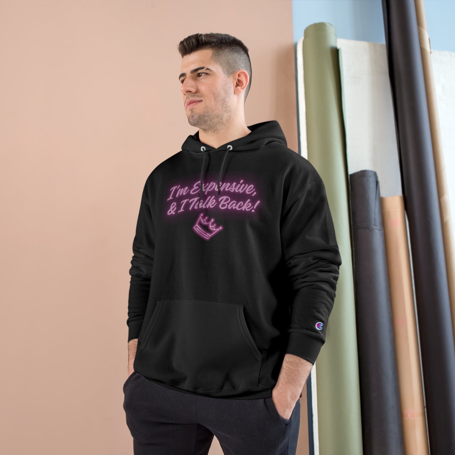 I Talk Back Champion Hoodie