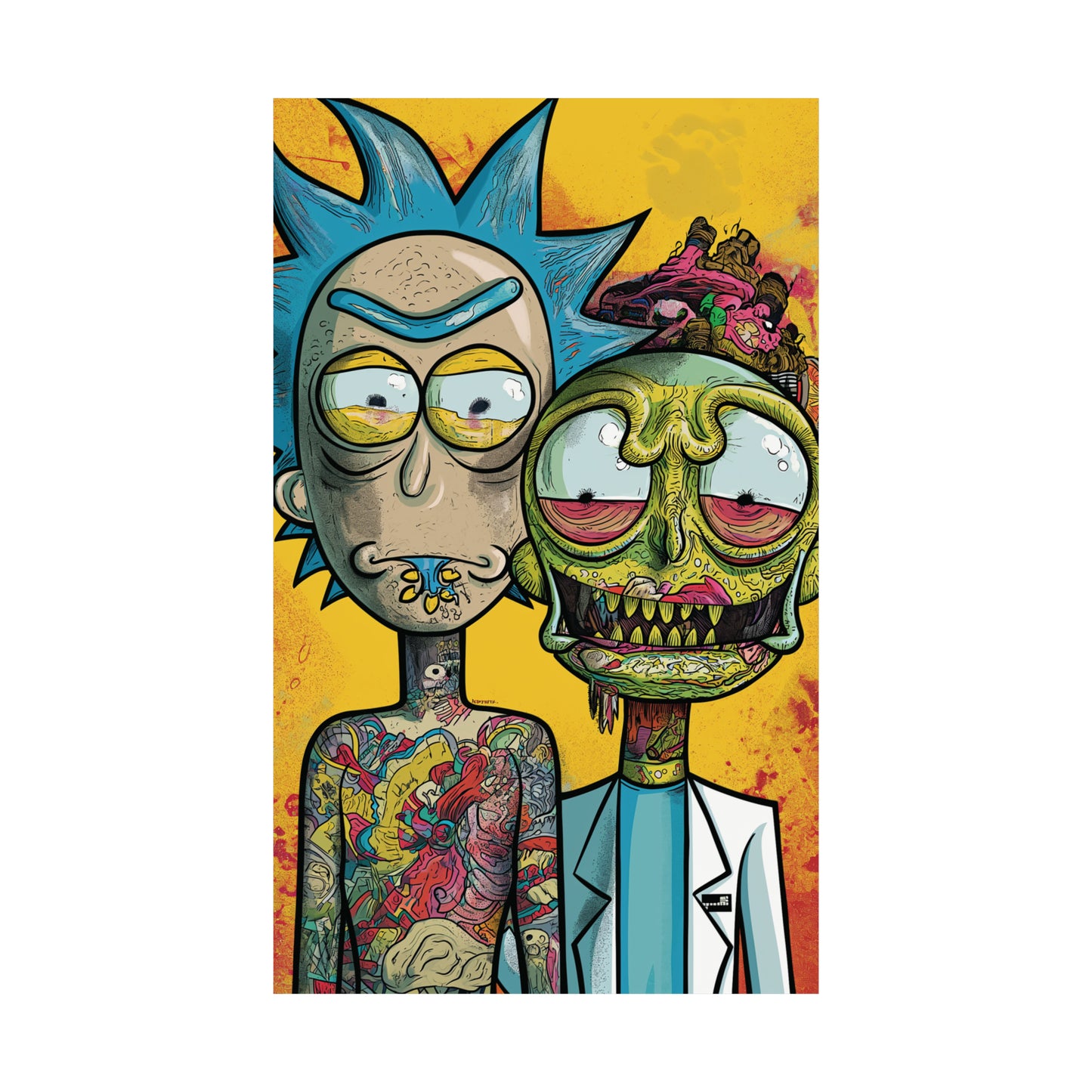 Rick 4 Matte Vertical Posters