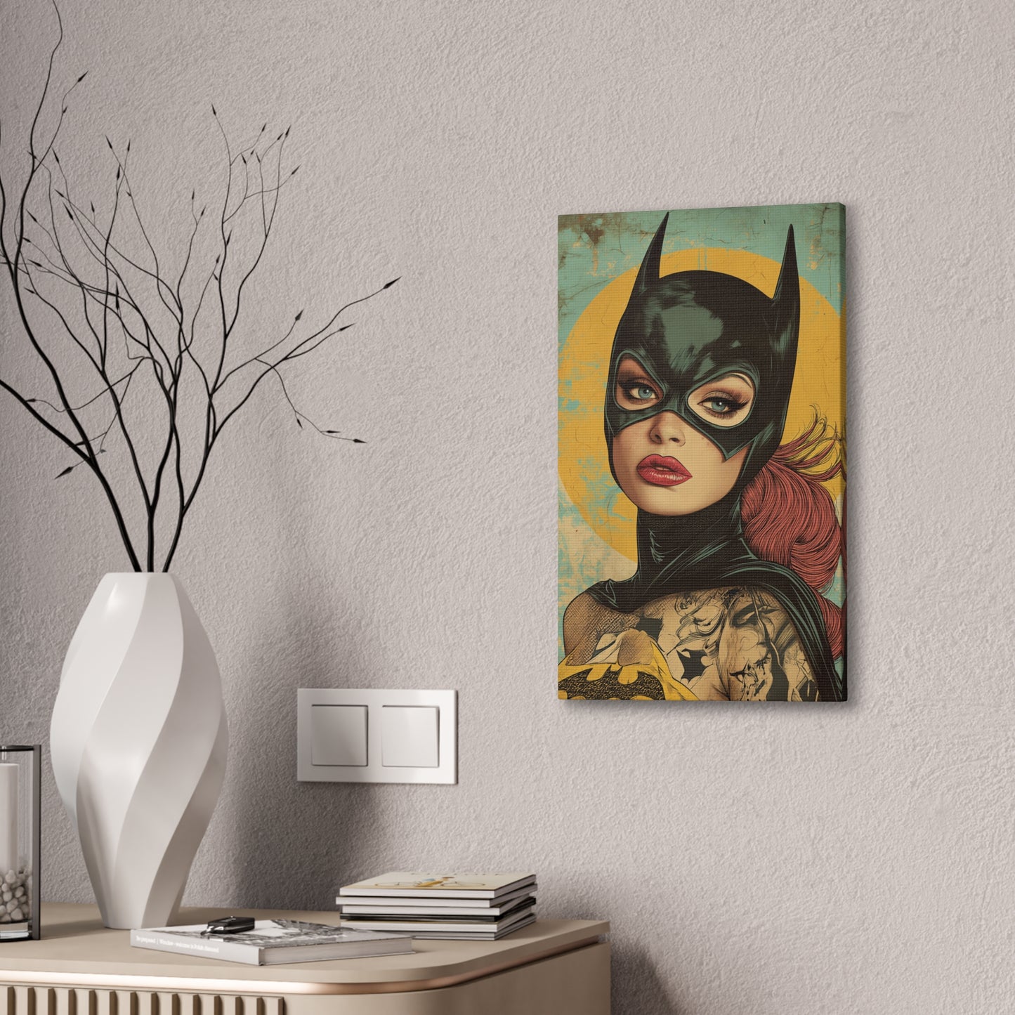 Batgirl 2 Canvas Stretched, 0.75"