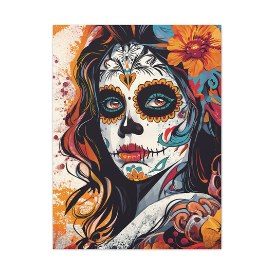 Day of the Dead 8 Canvas Stretched, 0.75"