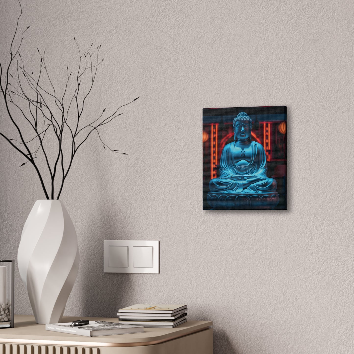 Buddha 18 Canvas Stretched, 0.75"