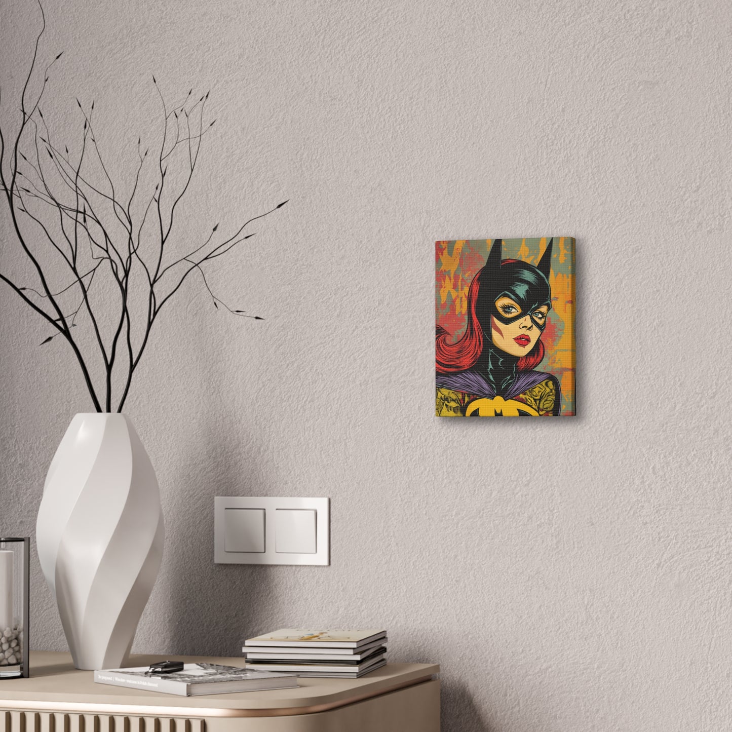 Batgirl 1 Canvas Stretched, 0.75"