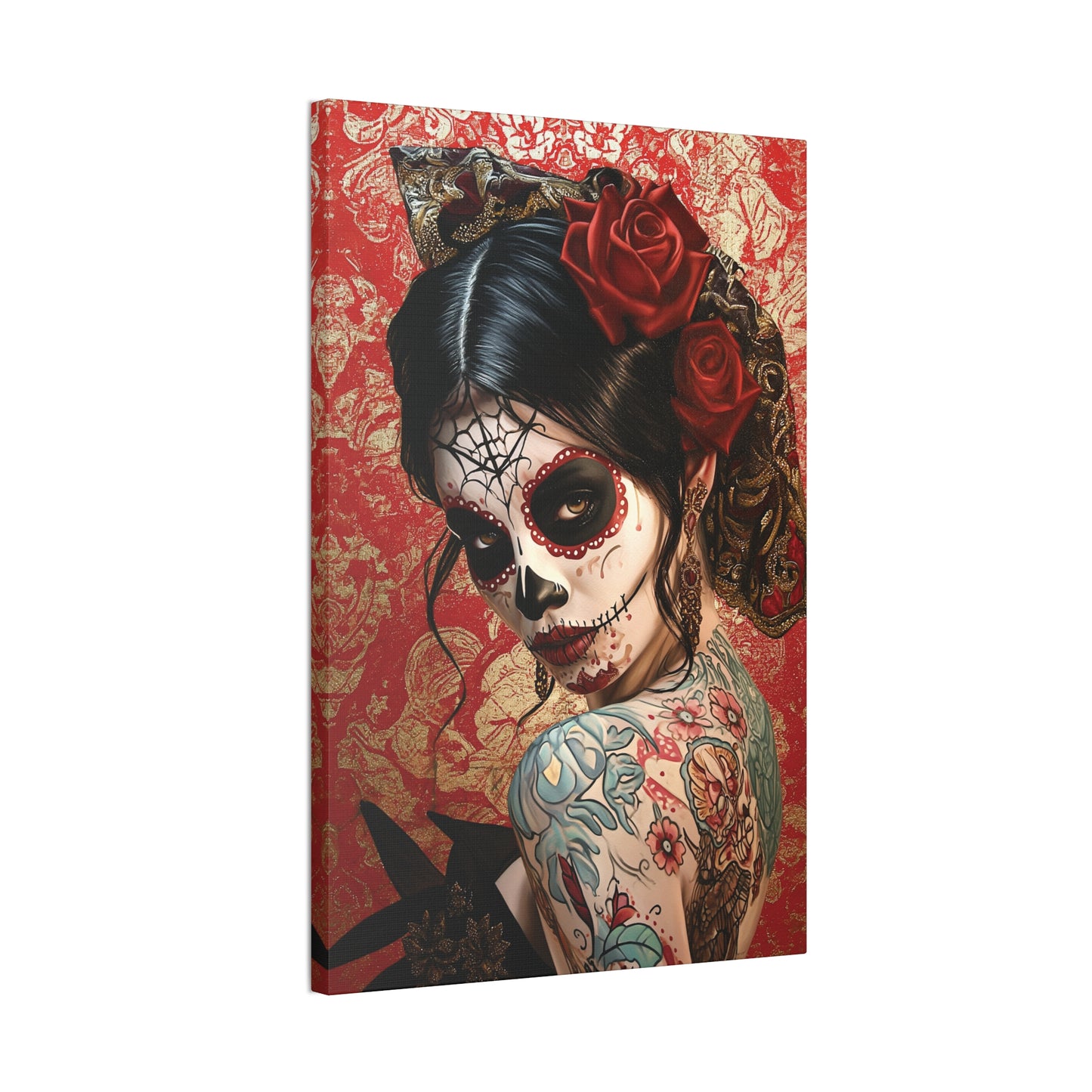 Day of the Dead 3 Canvas Stretched, 0.75"