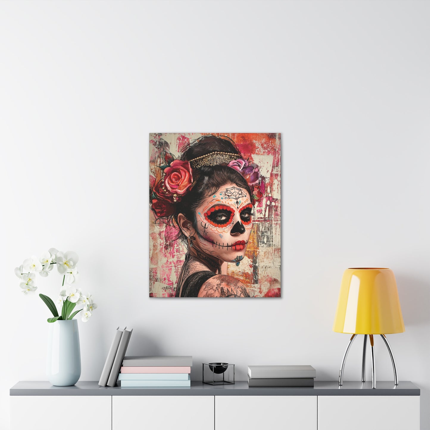 Day of the Dead 1 Canvas Stretched, 0.75"