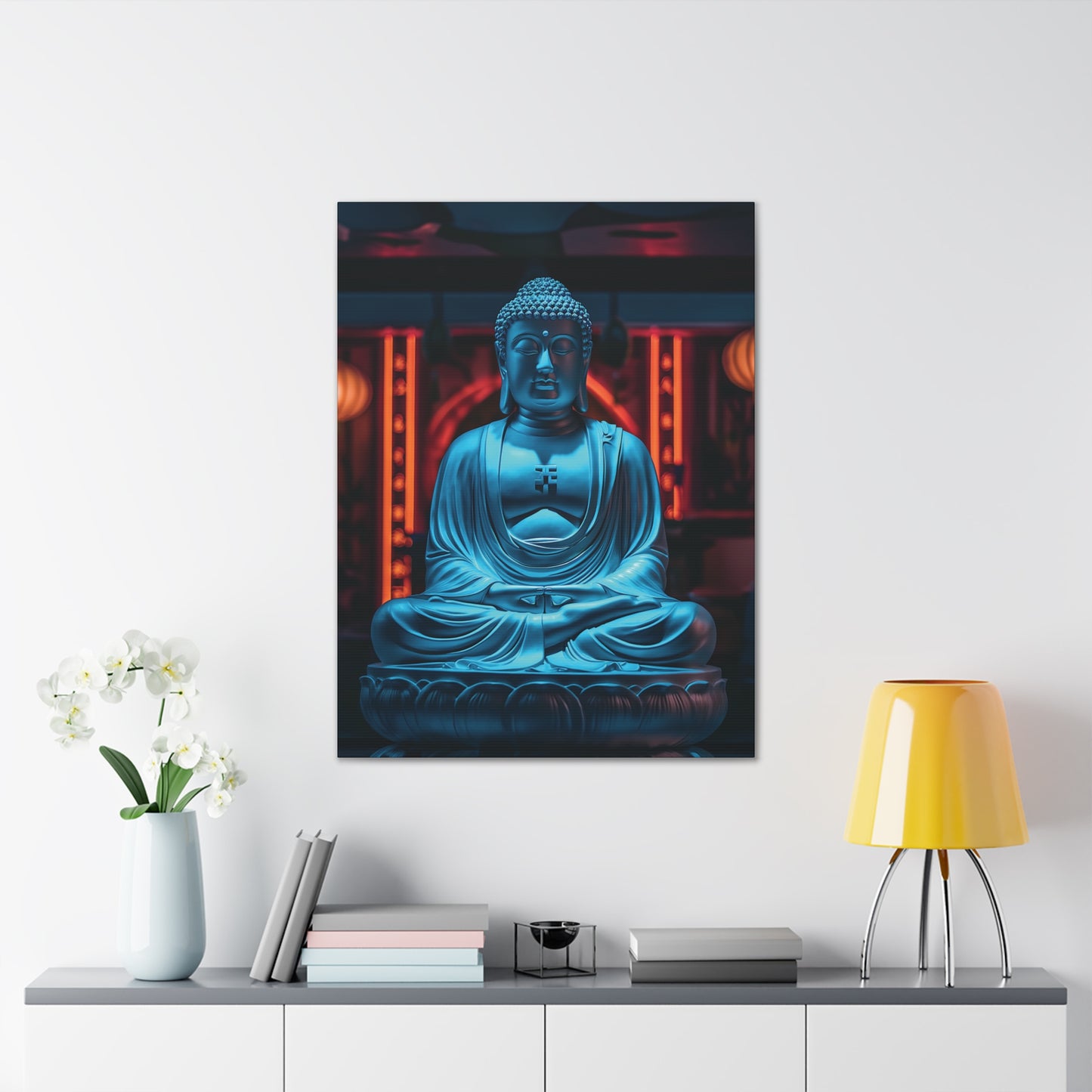 Buddha 18 Canvas Stretched, 0.75"