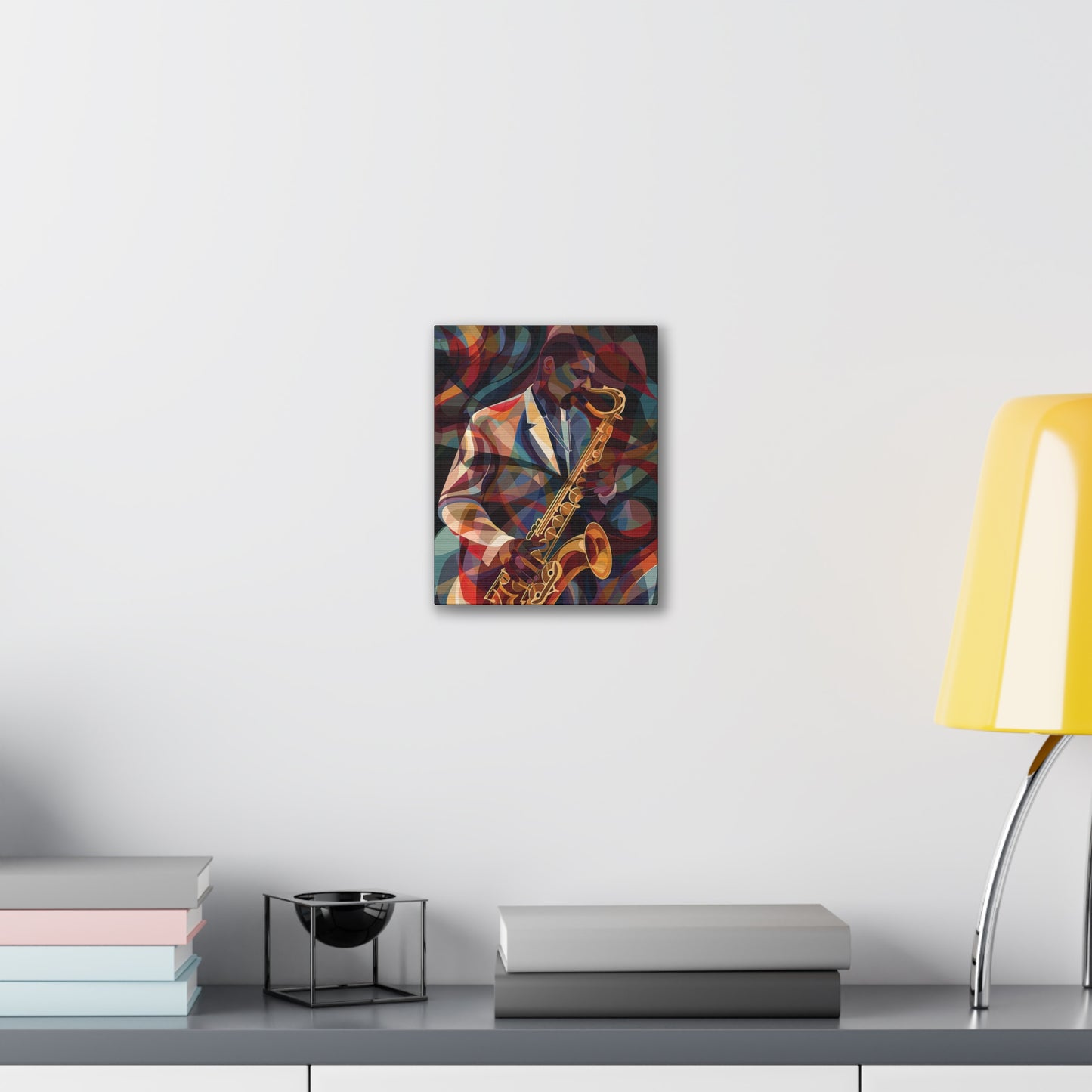 Saxophone Canvas Stretched, 0.75"