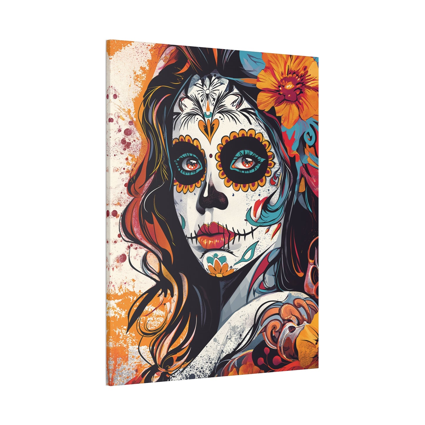 Day of the Dead 8 Canvas Stretched, 0.75"