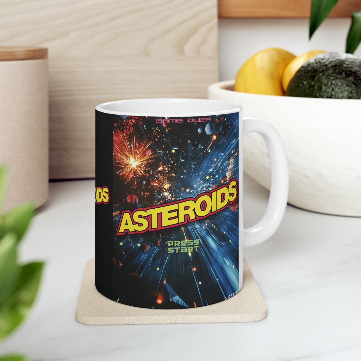 Asteroids Ceramic Mug 11oz