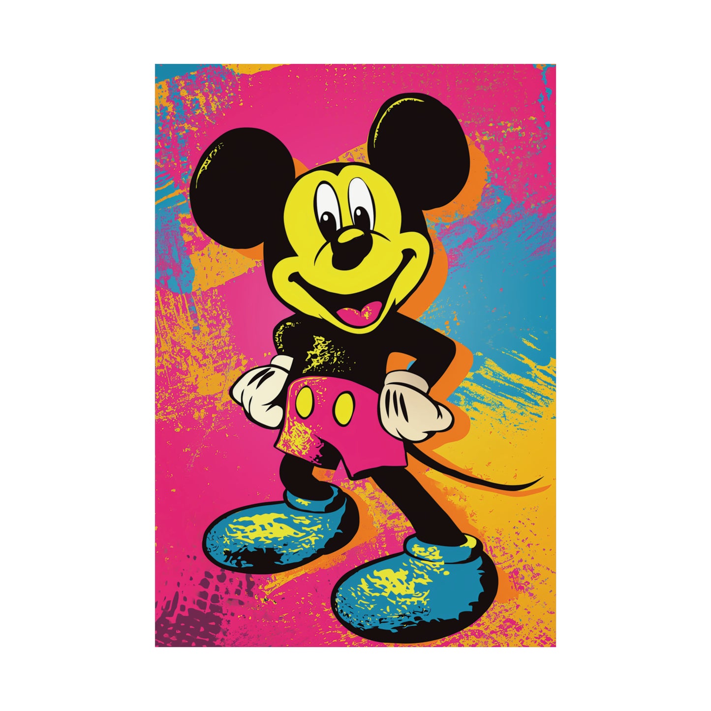 Mick the Mouse 5 Matte Vertical Posters