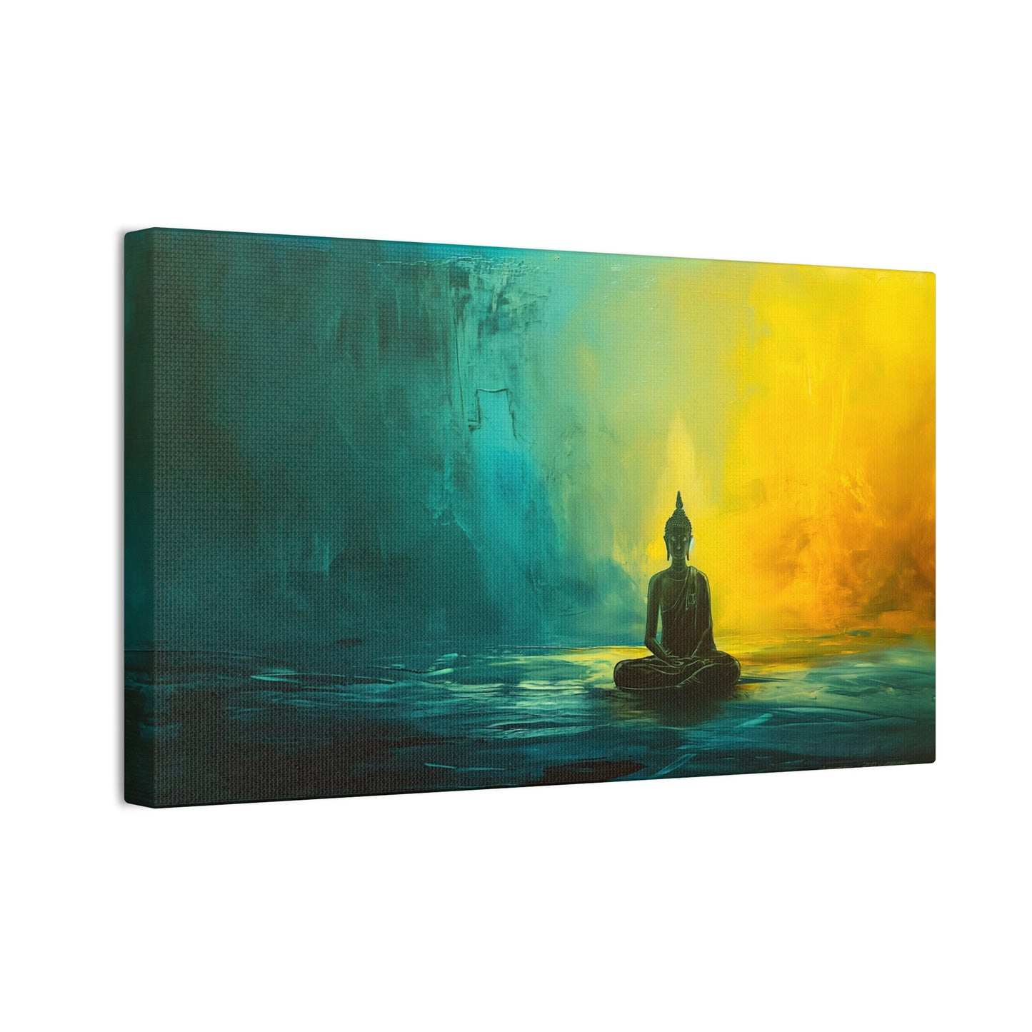 Buddha Painting Print 1 Canvas Stretched, 0.75"