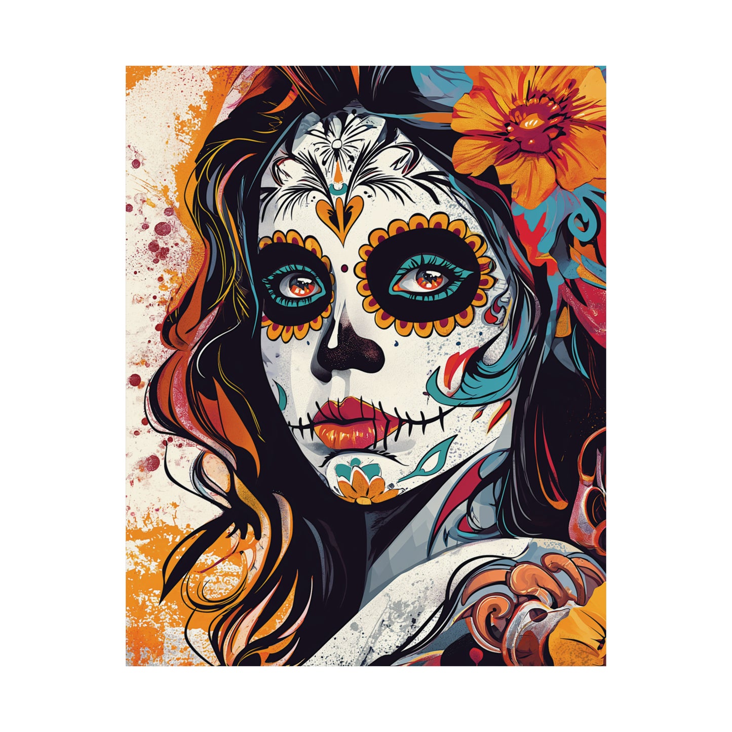 Day of the Dead 8 Matte Vertical Posters