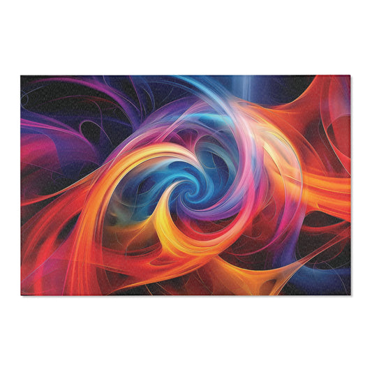 Swirls Cubist Area Rug