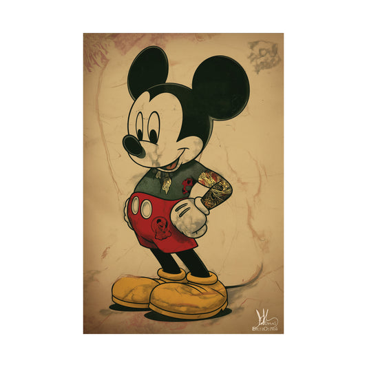 Mick the Mouse 2 Matte Vertical Posters