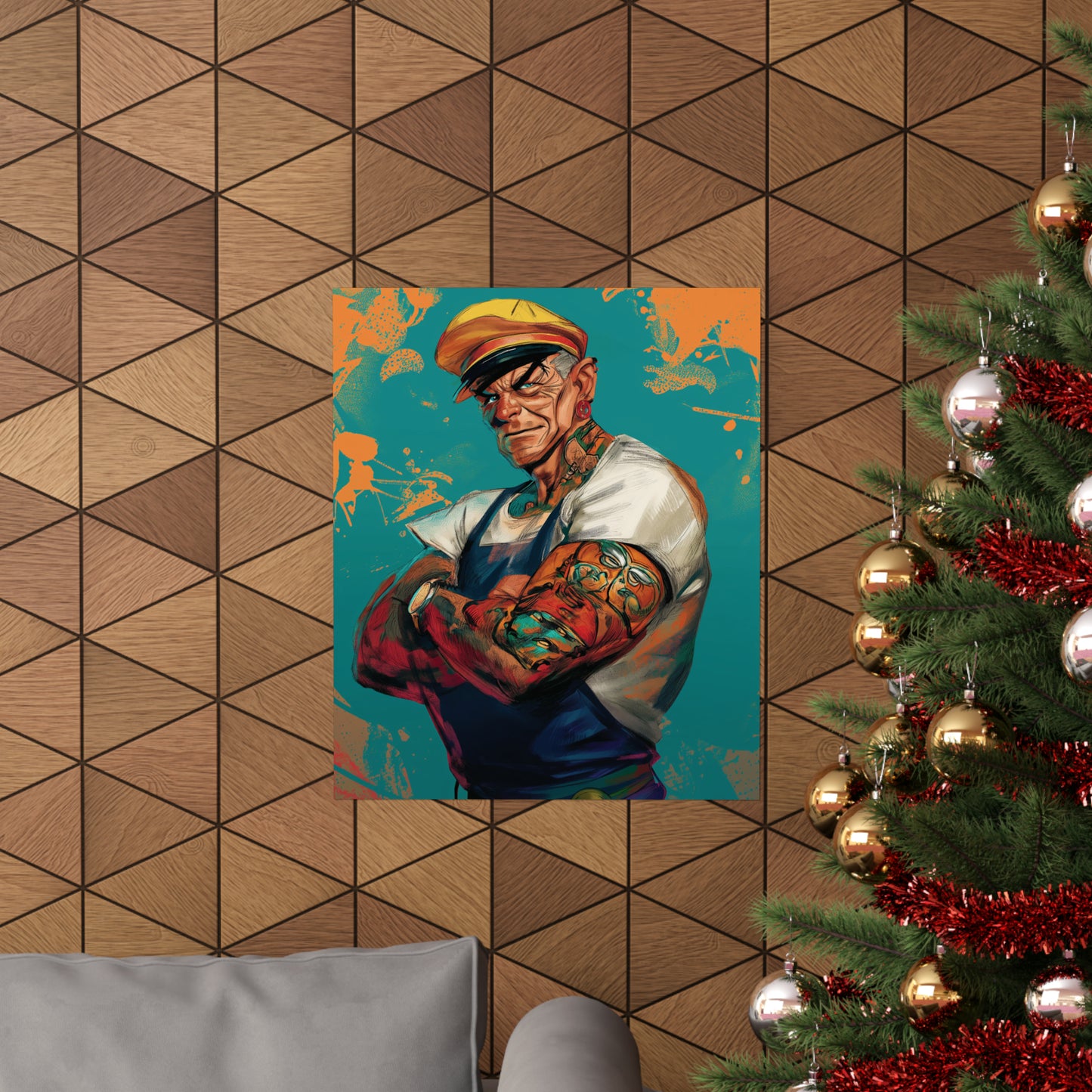 Popeye Matte Vertical Posters