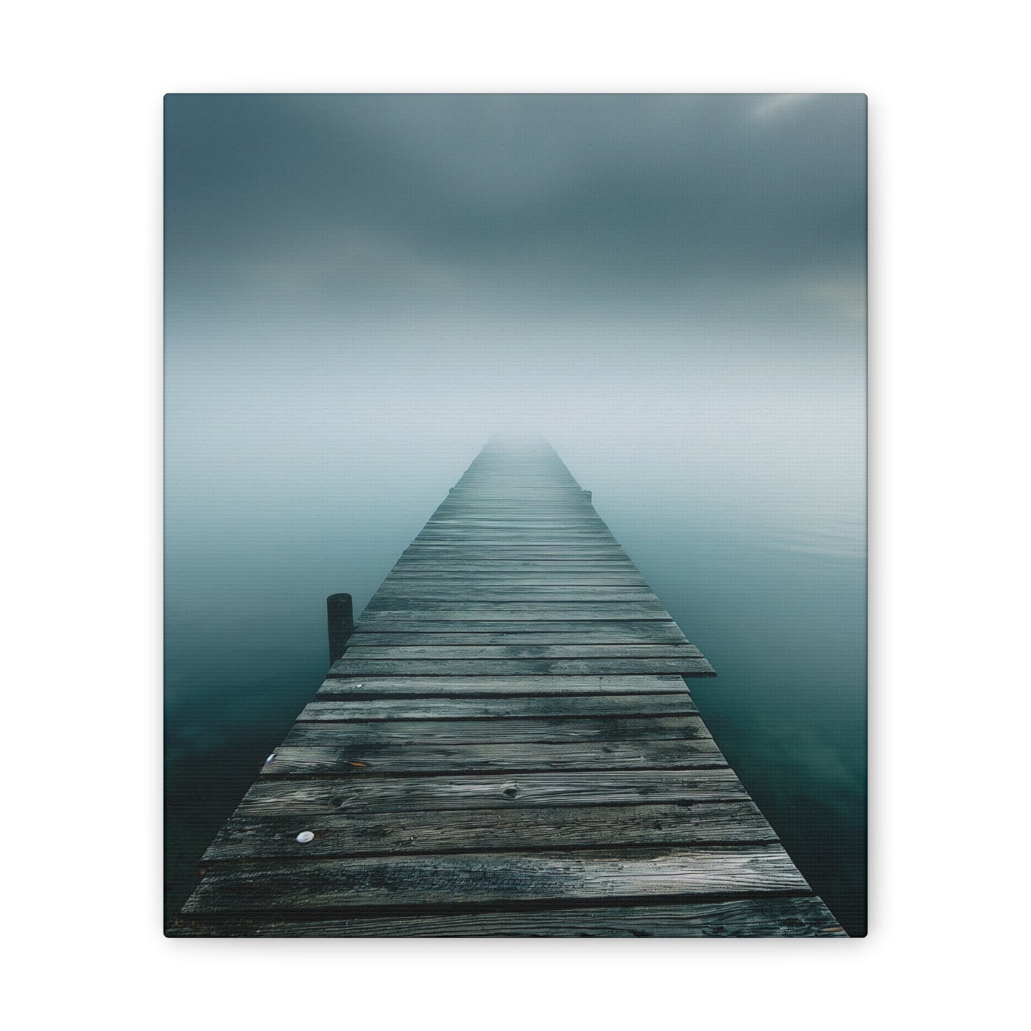 Misty Pier 1 Canvas Stretched, 0.75"