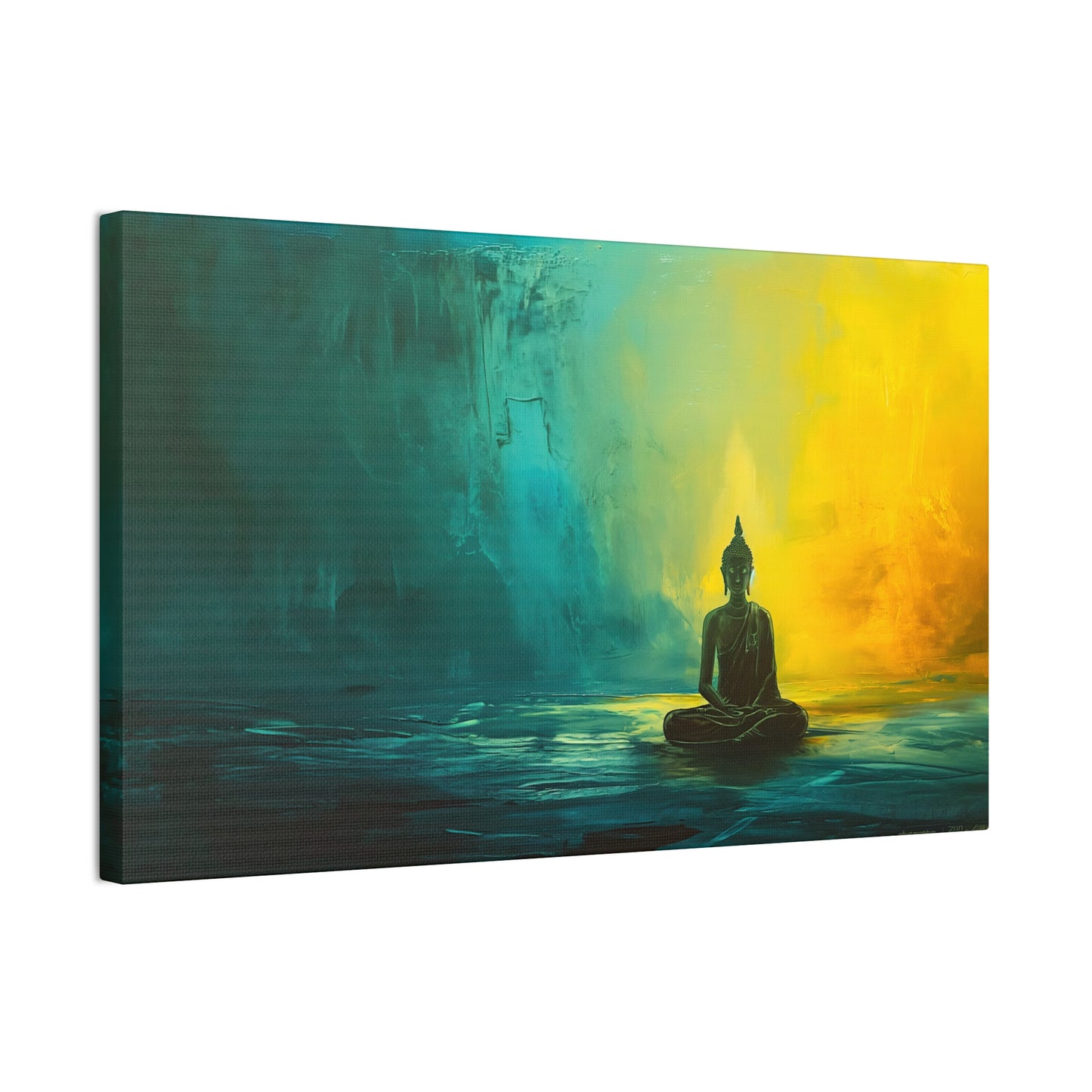 Buddha Painting Print 1 Canvas Stretched, 0.75"