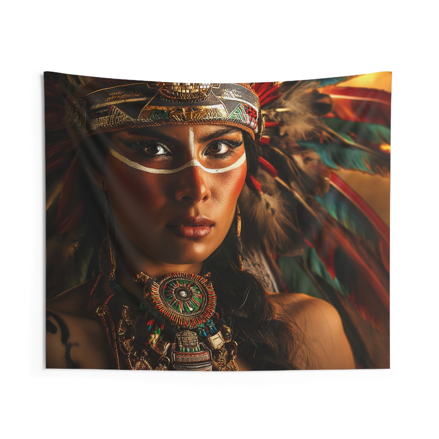 Warrior Girl 1 Indoor Wall Tapestries