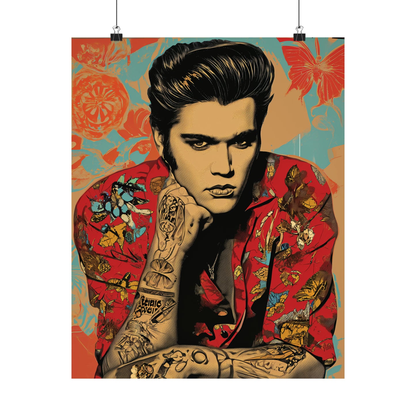 Elvis 2 Matte Vertical Posters