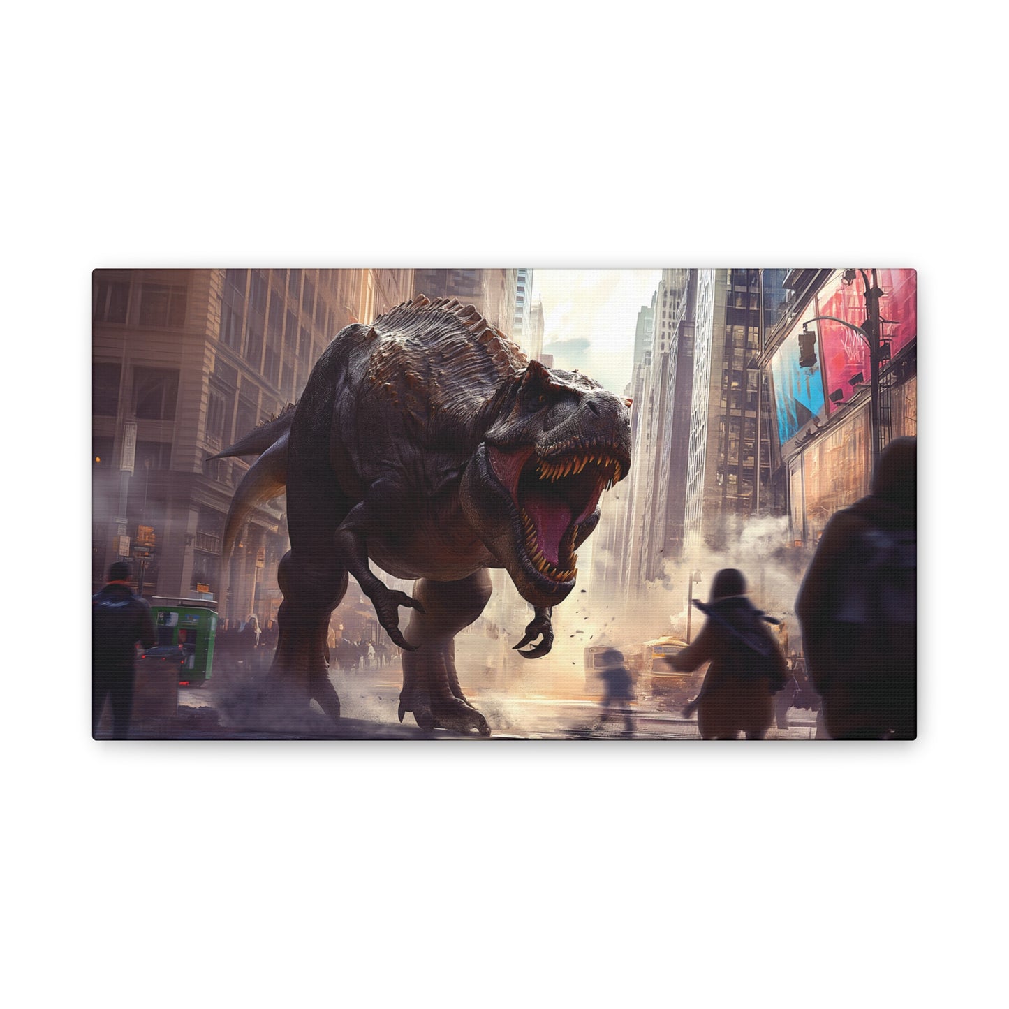 T-Rex Terror 6 Canvas Stretched, 0.75"