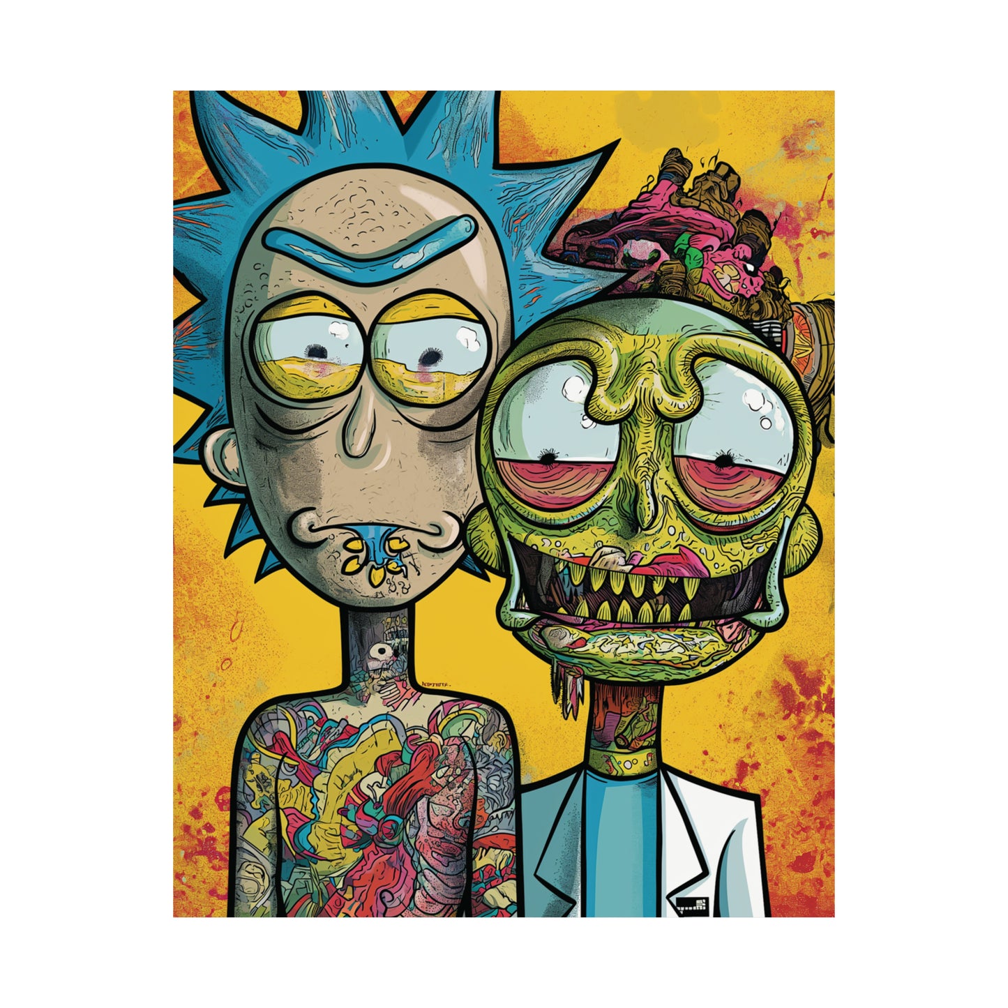 Rick 4 Matte Vertical Posters