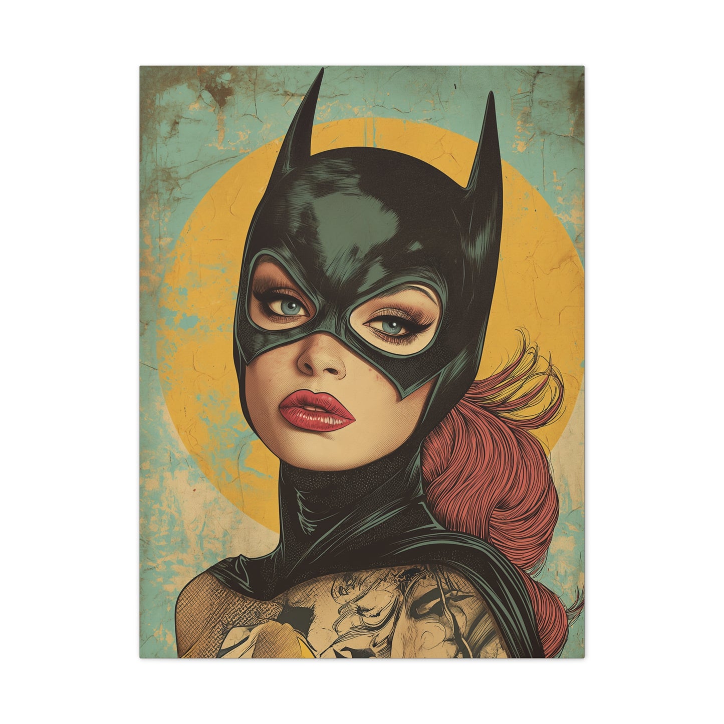 Batgirl 2 Canvas Stretched, 0.75"