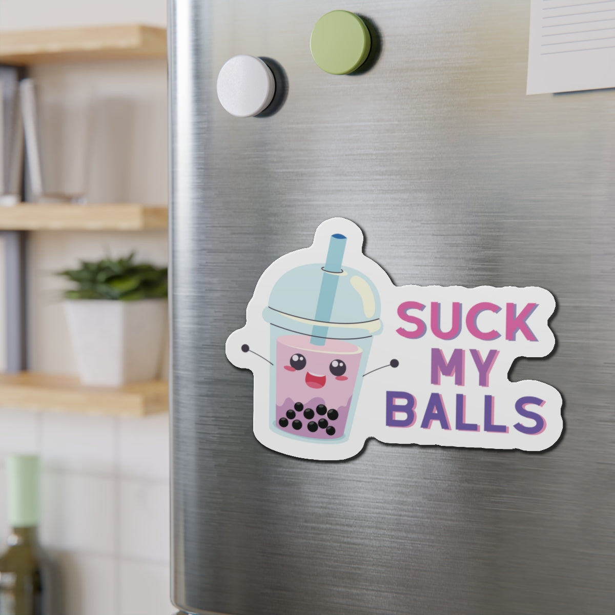 Ball Suck Die-Cut Magnets