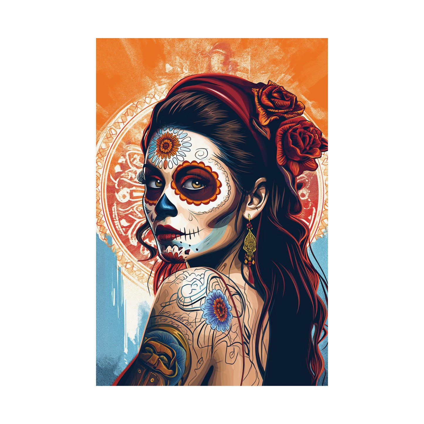 Day of the Dead 7 Matte Vertical Posters