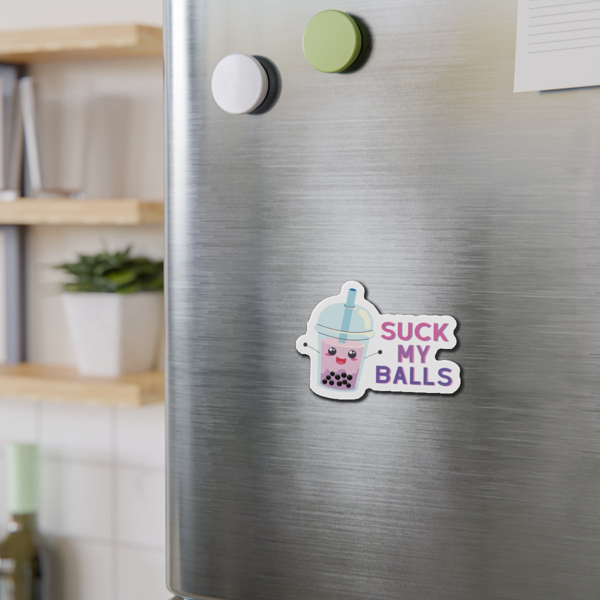 Ball Suck Die-Cut Magnets