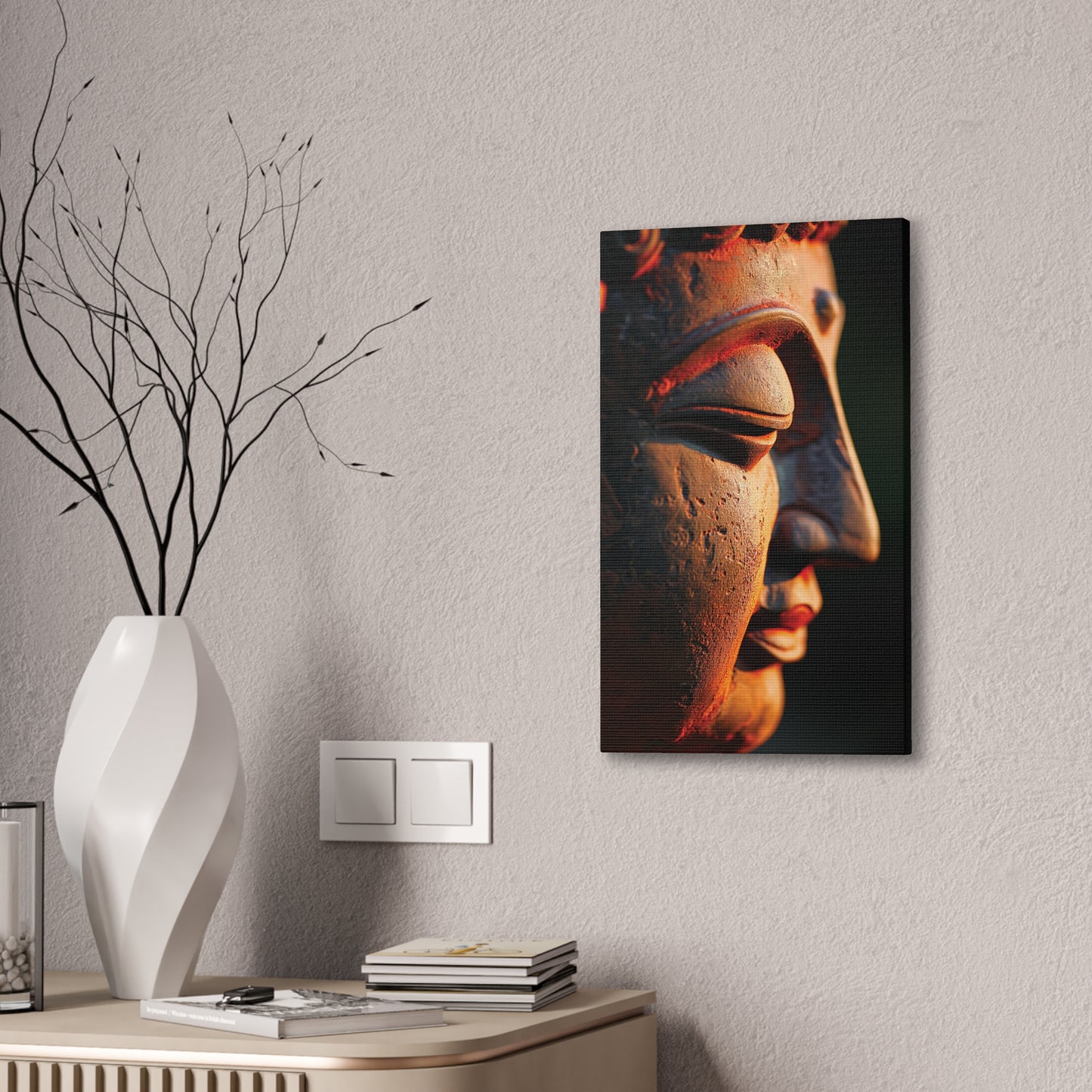 Buddha 23 Canvas Stretched, 0.75"