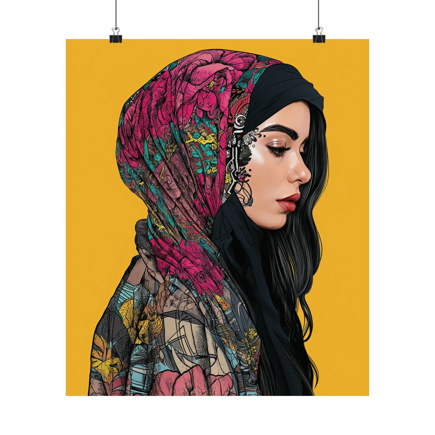 Girl 1 Matte Vertical Posters