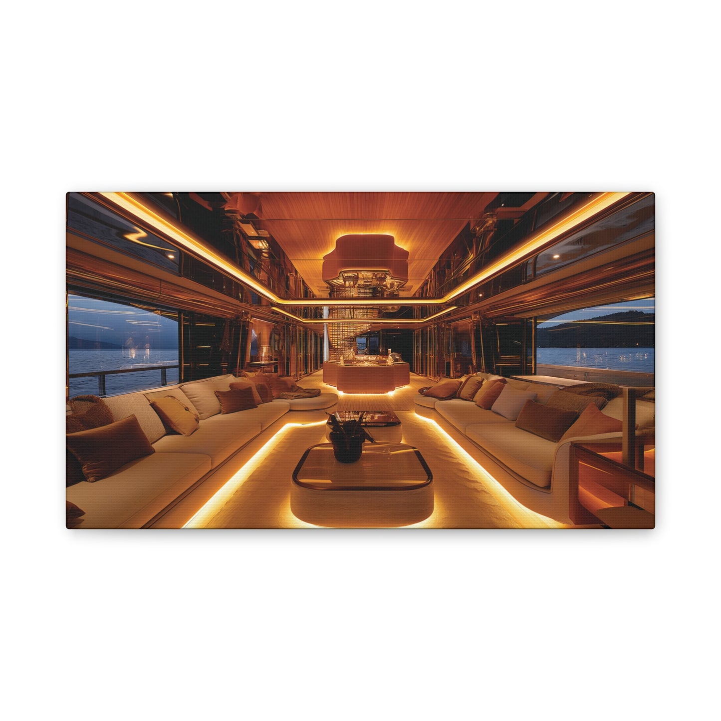 Mega-Yacht Dreams 7 Canvas Stretched, 0.75"