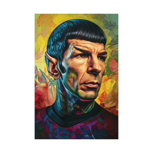 Spock 2 Matte Vertical Posters