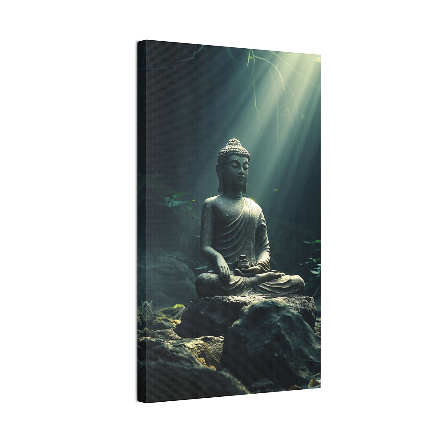 Buddha 50 Canvas Stretched, 0.75"