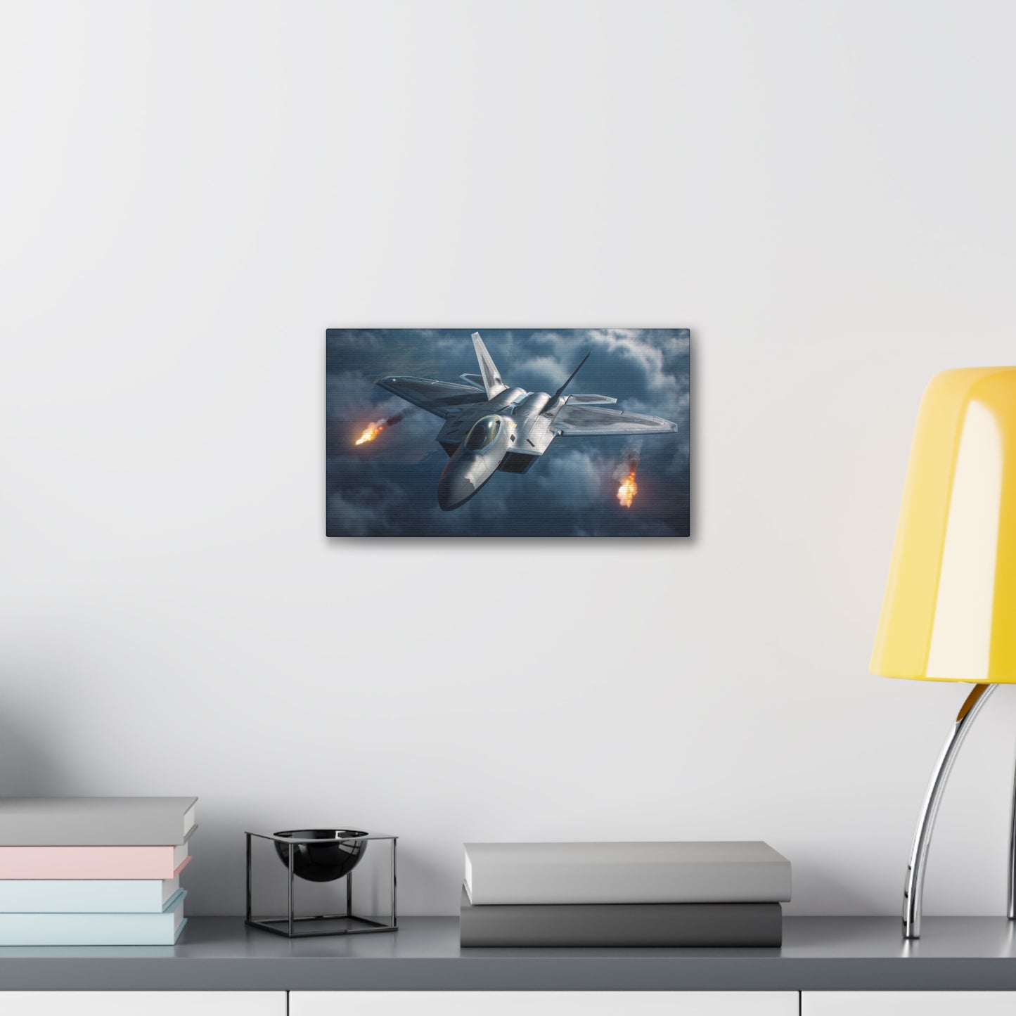 F-22 Fighter 1 Canvas Stretched, 0.75"