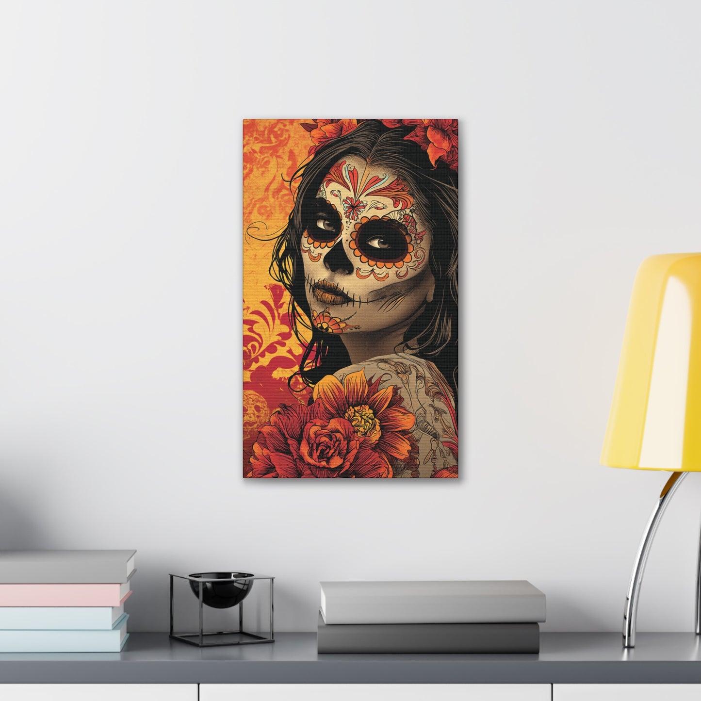 Day of the Dead 9 Canvas Stretched, 0.75"